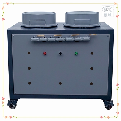 High Clarity And High Capacity Silicone Label Production With Double Head Vacuum Cabinet And PVC Dispensing Machine